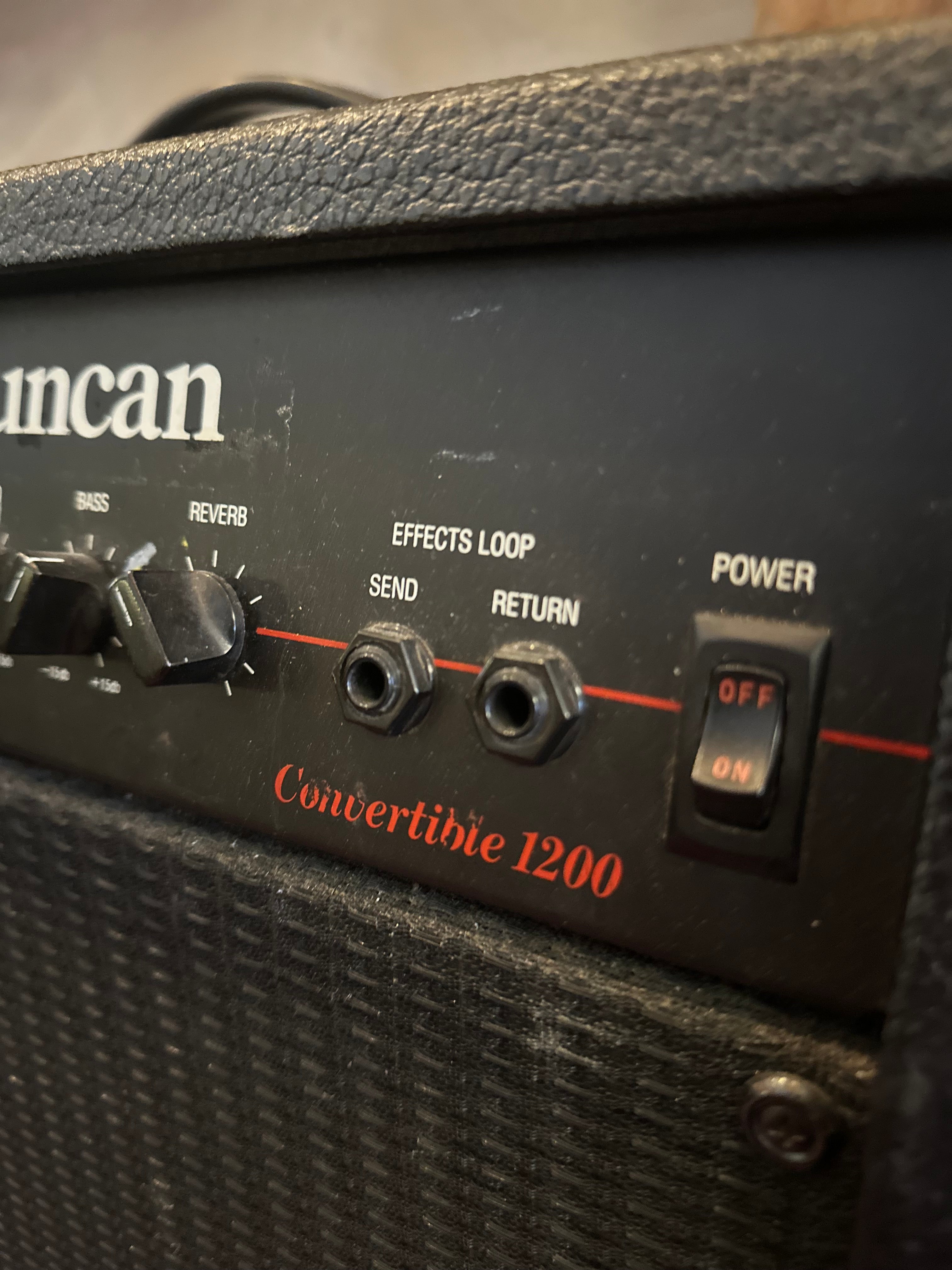 Seymour Duncan | Convertible 1200 | USA Made valve amp | Vintage Seymour Duncan | Convertible 1200 | USA Made valve amp | Vintage